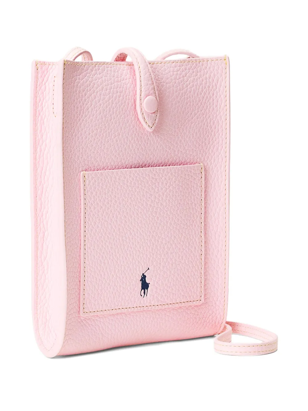 Polo Ralph Lauren Leren crossbodytas met textuur Roze