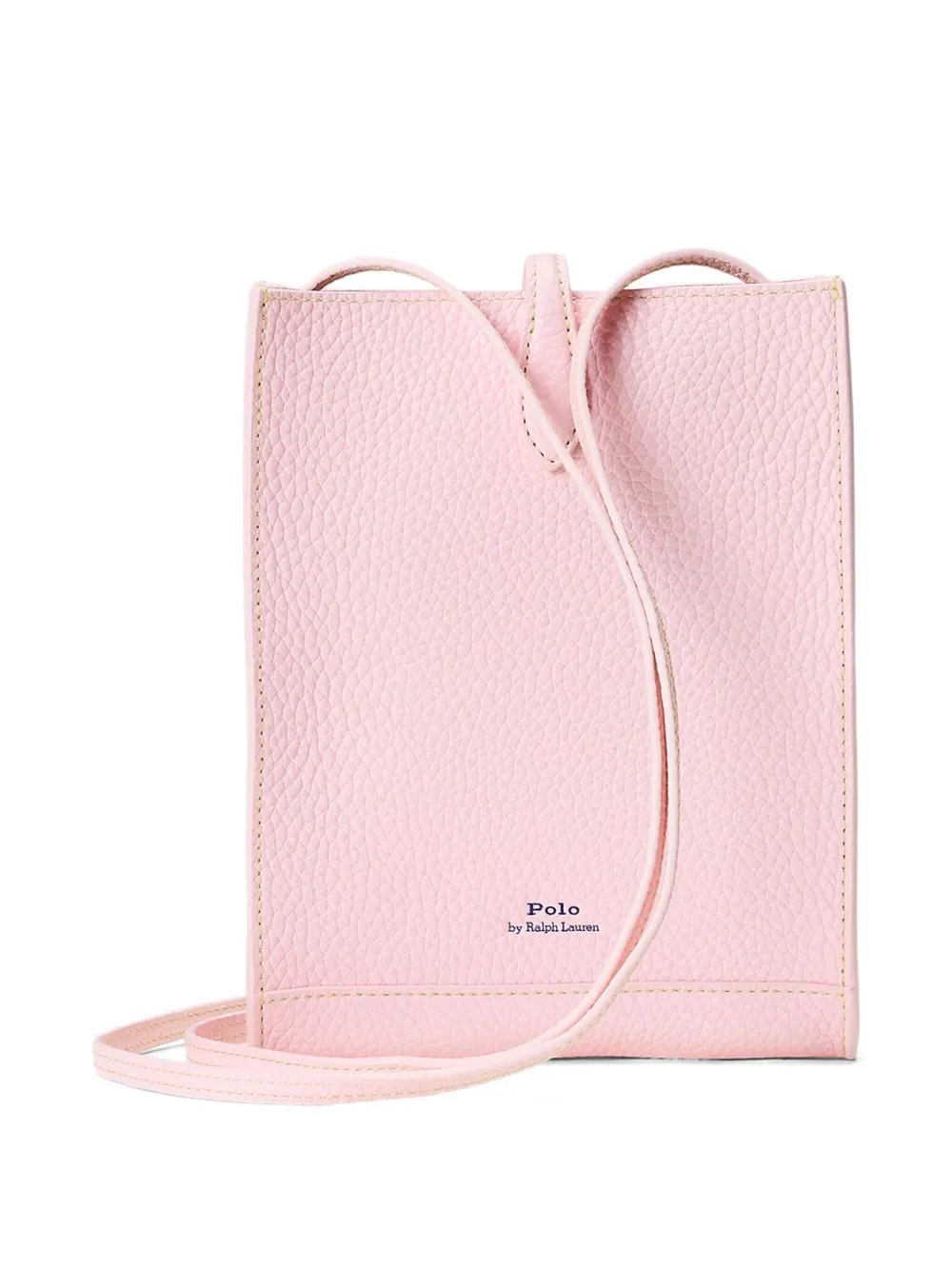 Polo Ralph Lauren Leren crossbodytas met textuur Roze