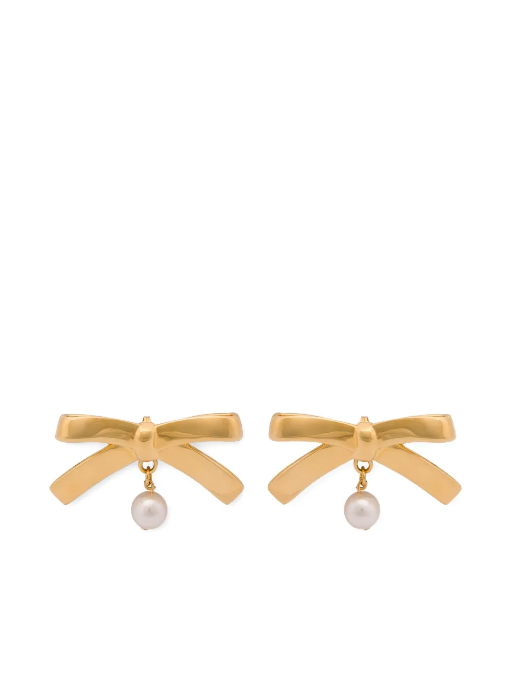 bow-shaped earrings
