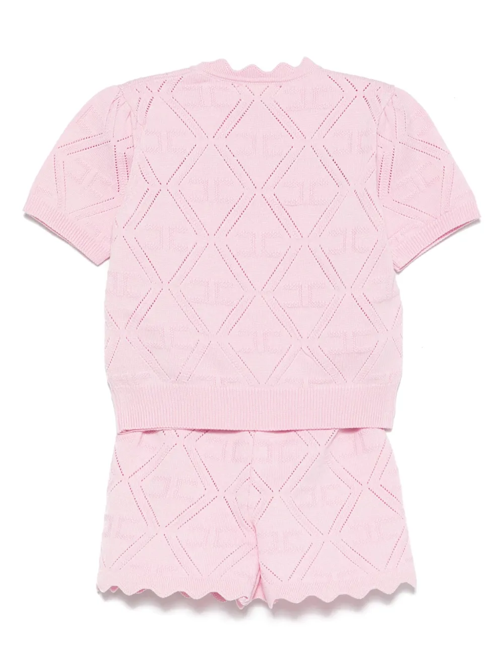 Elisabetta Franchi La Mia Bambina embroidered shorts (set of two) | Short Sets | Image 2