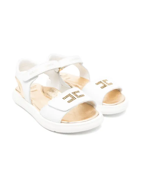 Elisabetta Franchi La Mia Bambina leather sandals