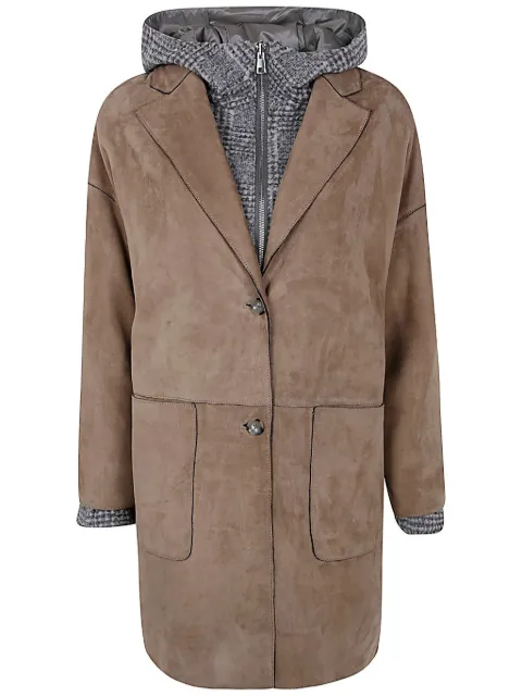 The Jackie Leathers gabardina manga larga
