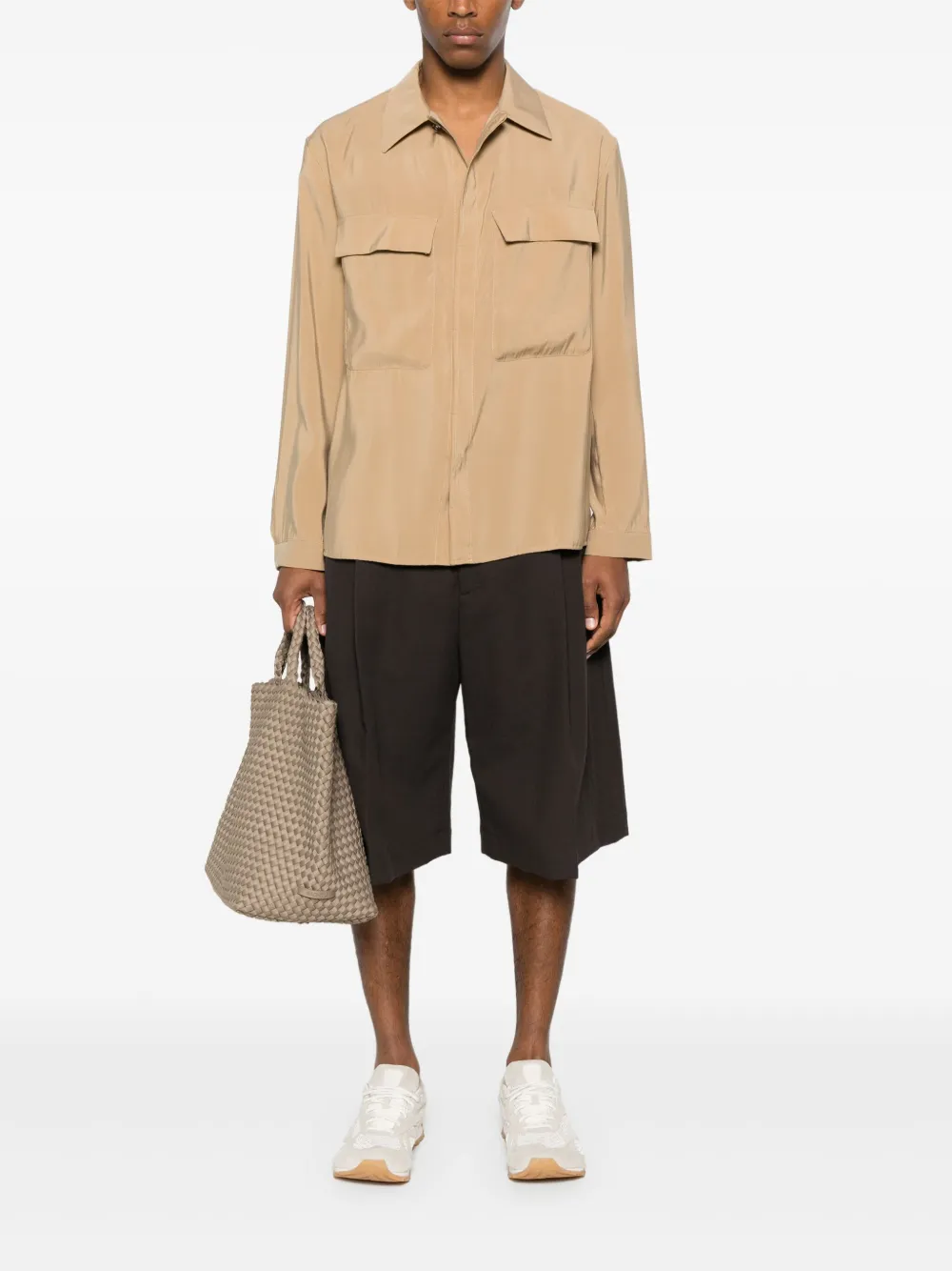 Hevo Specchiolla overhemd - Beige