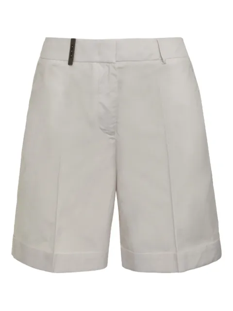 Peserico pressed-crease shorts