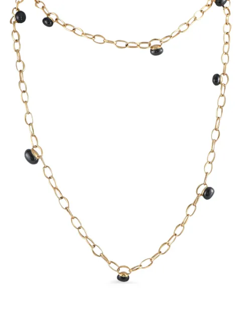 POMELLATO Pre-Owned 18K rose gold Capri hematite necklace