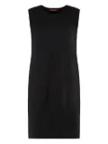 Max Mara patch~pockets mini dress - Black