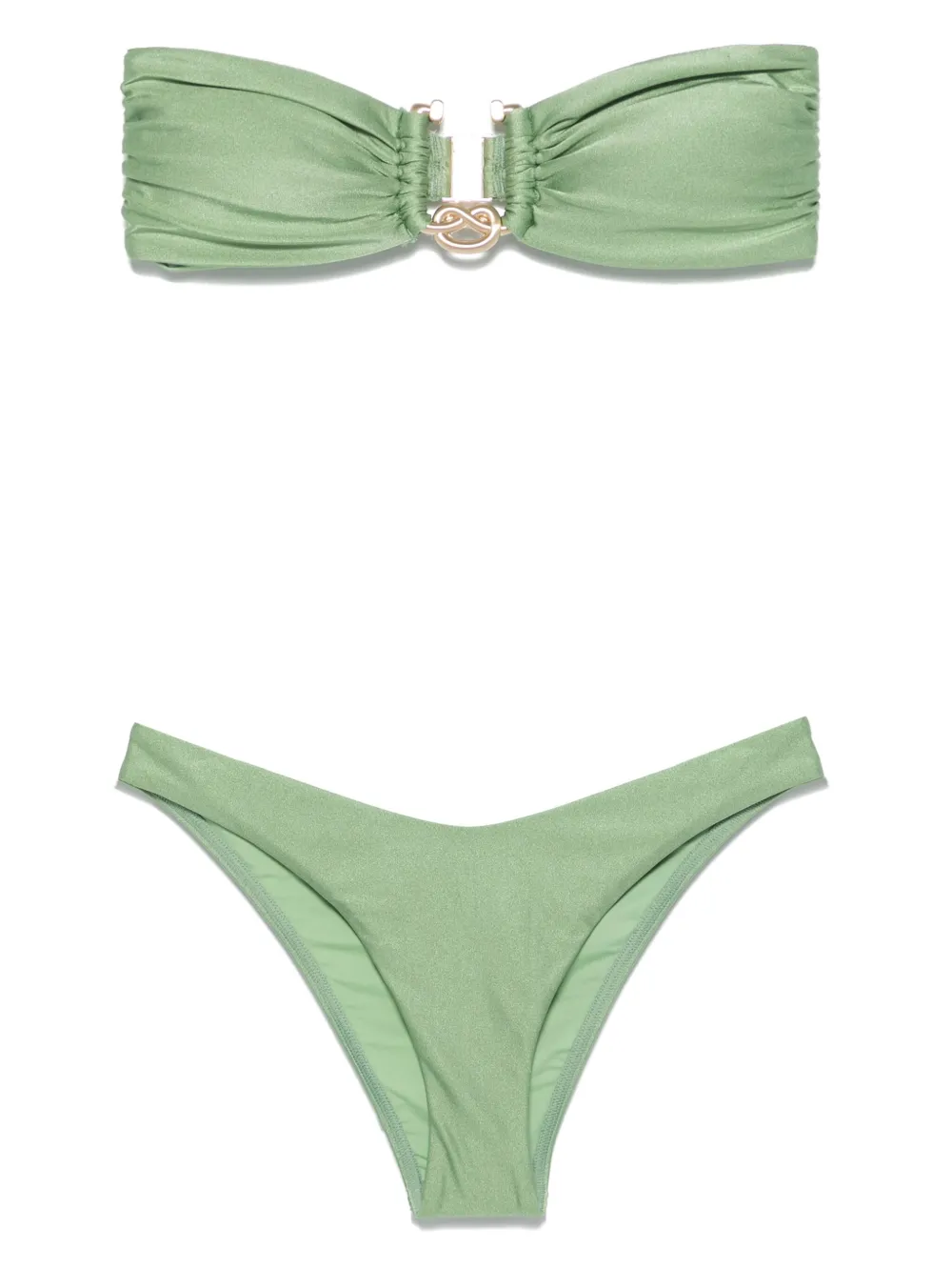 ZIMMERMANN Rhiannon bikini met geknoopt detail Groen