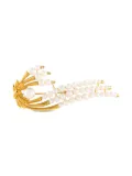 LB Exclusive pre-owned 18K yellow gold pearl brooch