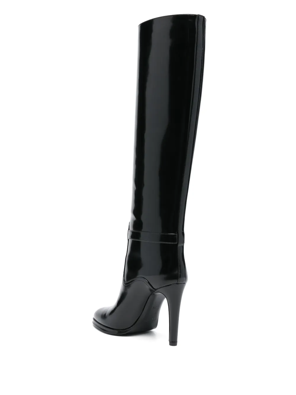 Pre-owned Saint Laurent 100mm Linda Boots
