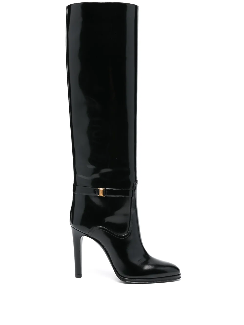 Pre-owned Saint Laurent 100mm Linda Boots