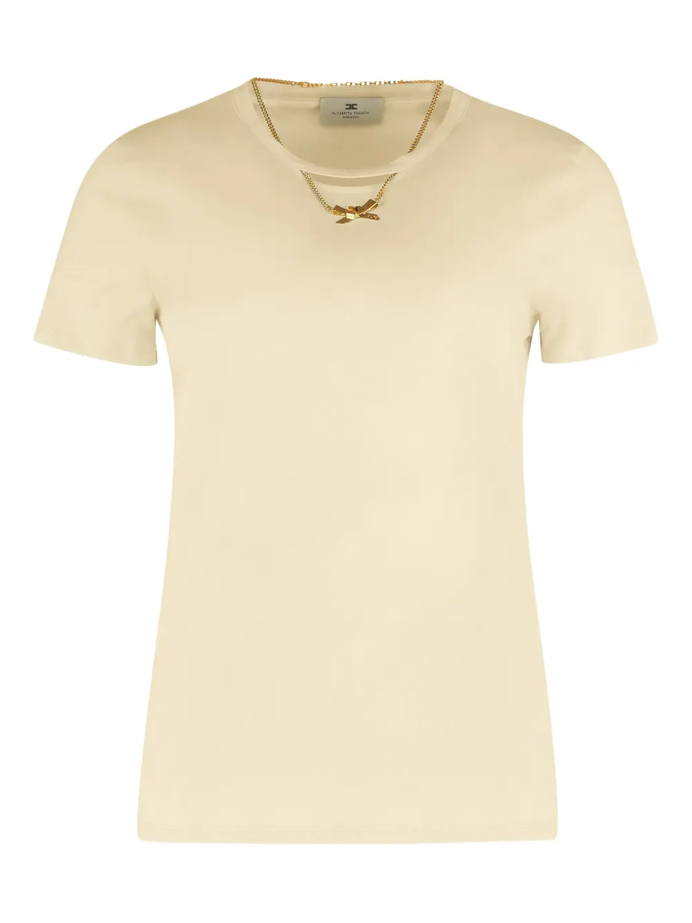Elisabetta Franchi playera de algodón | amarillo | Image 1