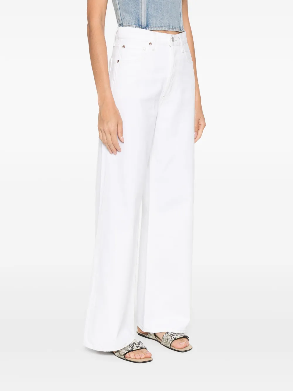 AGOLDE COTTON JEANS 