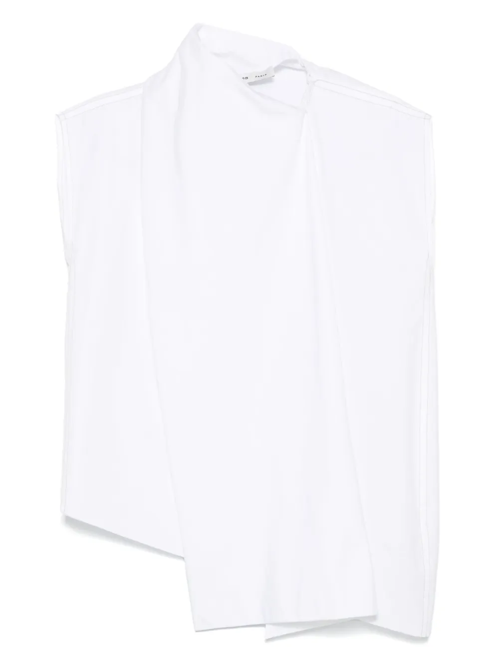 CARVEN SCARF-DETAIL BLOUSE