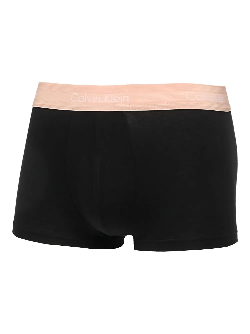 Calvin Klein Drie boxershorts met logoband Zwart
