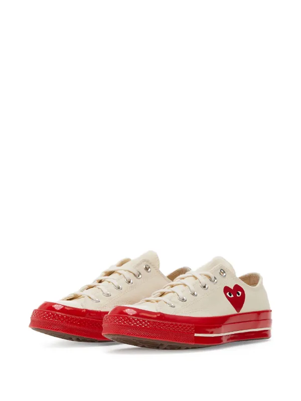 Comme Des Garçons Play x Converse x Converse Sneakers Neutrals