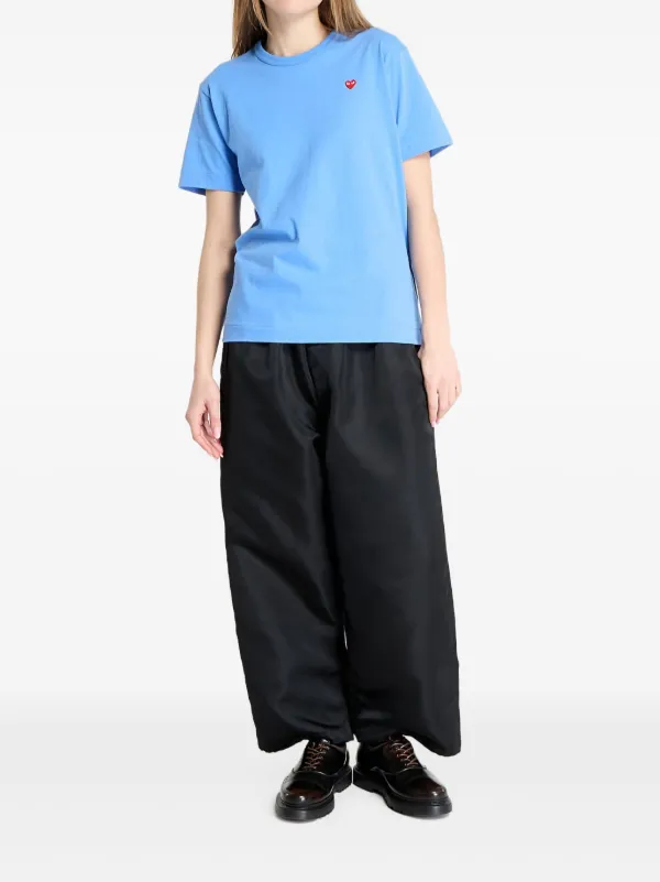 Comme Des Garçons Play ハートロゴ Tシャツ | ブルー | FARFETCH JP