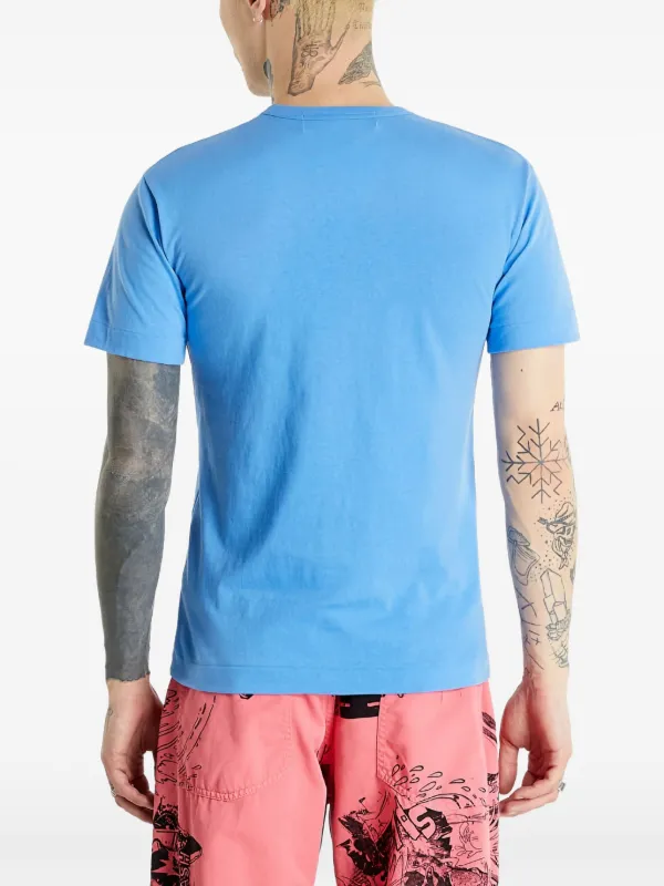 Comme Des Garçons Play ハートロゴ Tシャツ | ブルー | FARFETCH JP