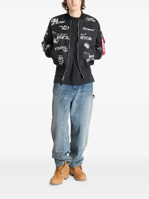 Alpha Industries chamarra bomber MA-1 Peace