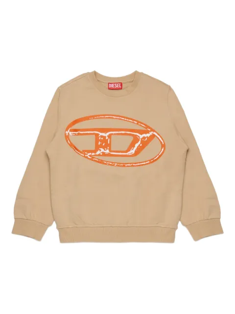 Diesel Kids sudadera Sbonnie con logo estampado