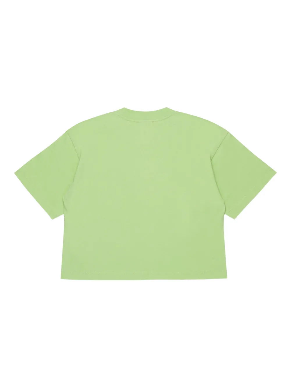 Diesel Kids Tixan logo-embroidered T-shirt Groen