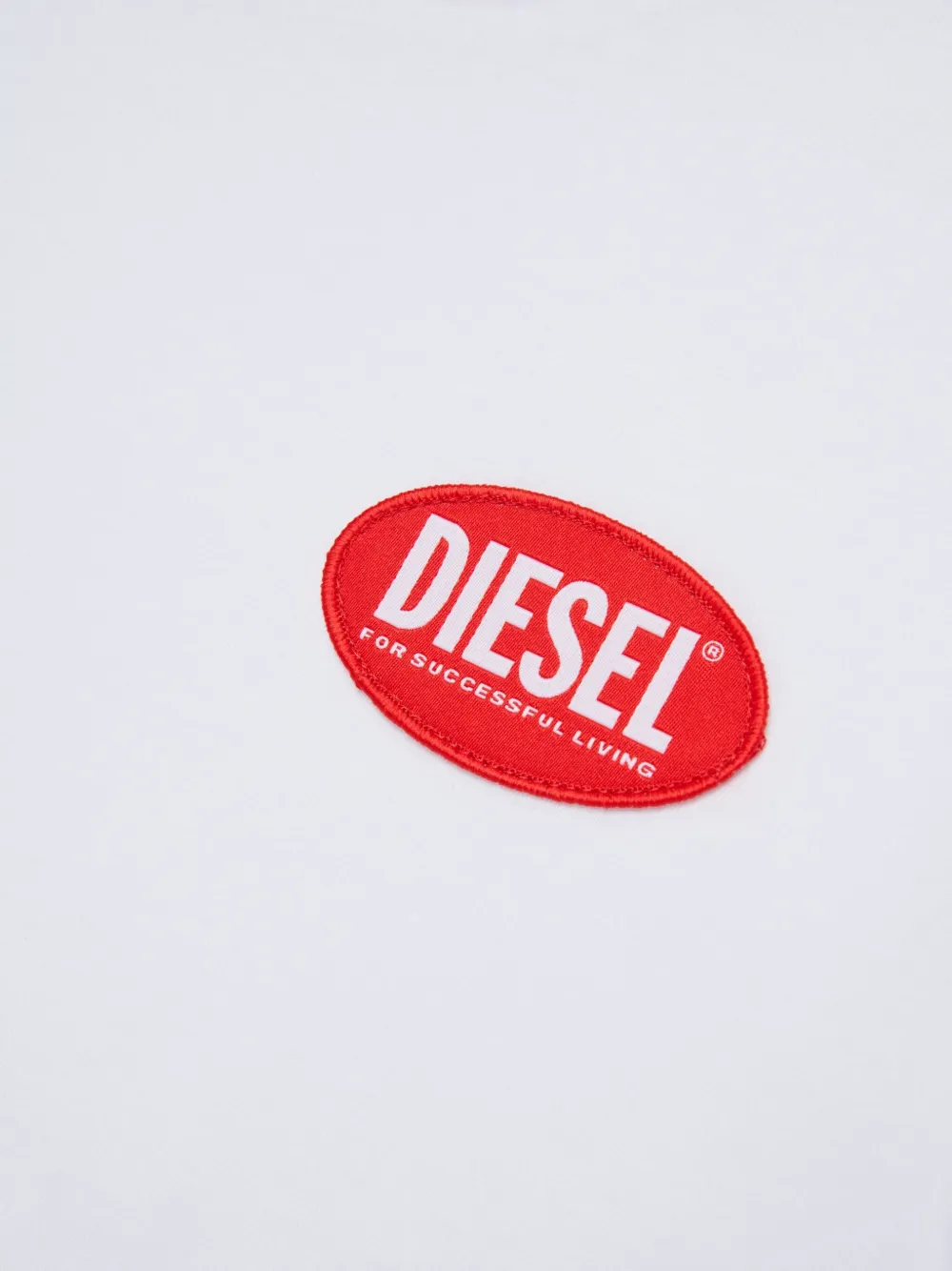 Diesel Kids T-shirt met logopatch Wit