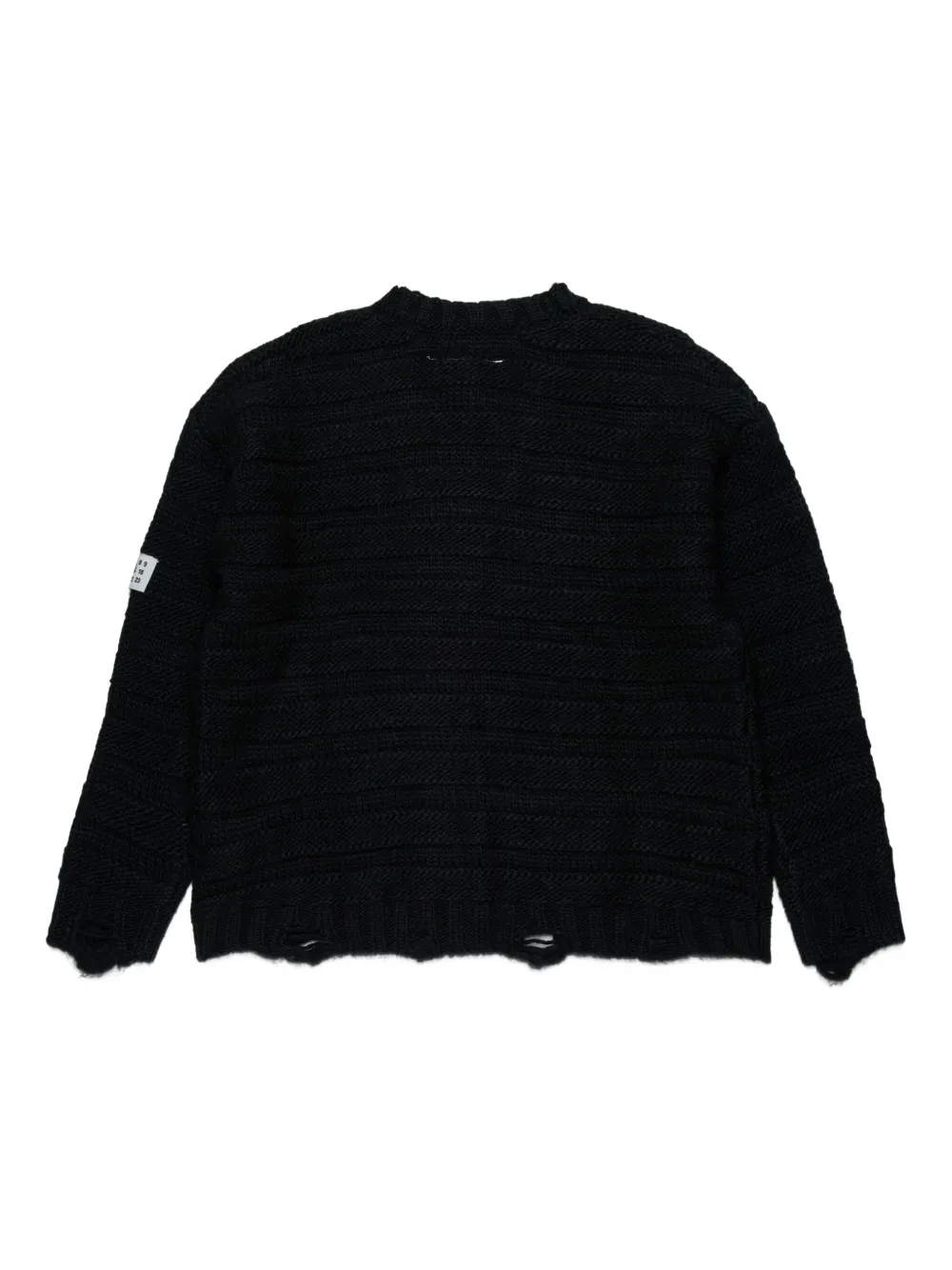 MM6 Maison Margiela Kids Vest met logopatch Zwart