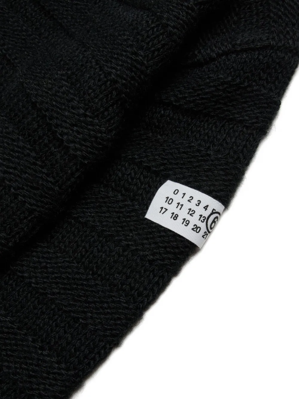 MM6 Maison Margiela Kids Vest met logopatch Zwart
