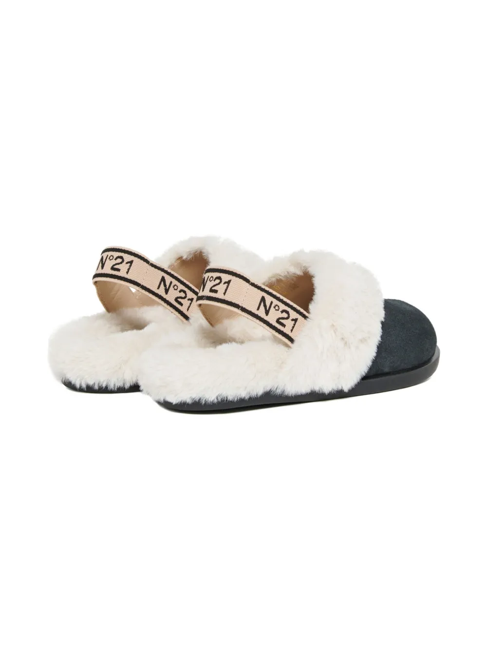 N°21 Fussbett Mules Slippers With Logoed Elastic Band In Multi