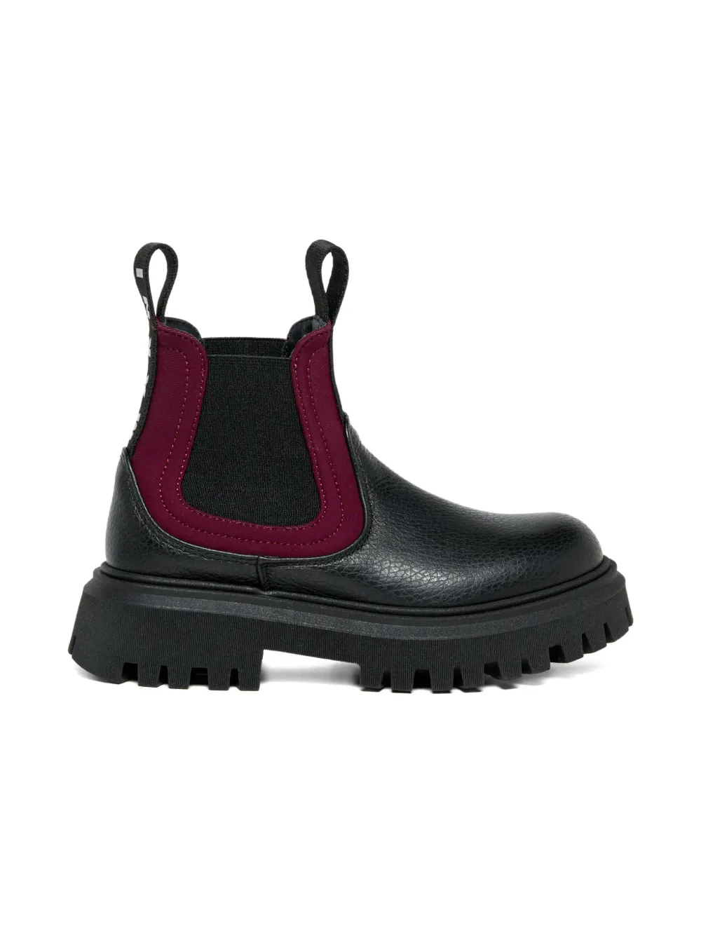 Marni Kids elasticated-panels chunky boots Black