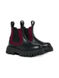 Marni Kids elasticated-panels chunky boots - Black