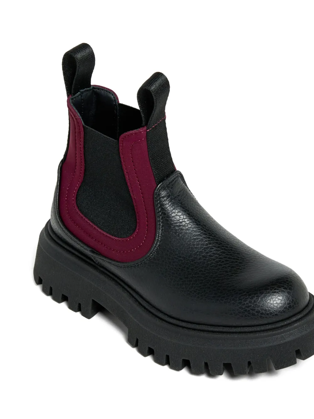 Marni Kids elasticated-panels chunky boots Black