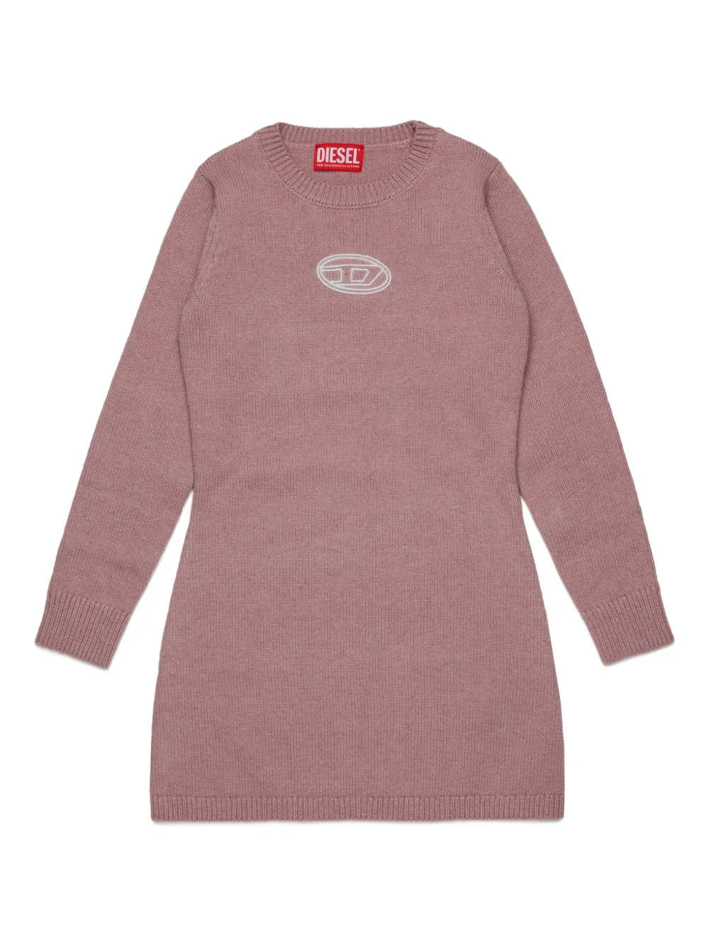Diesel Kids Gebreide jurk Roze