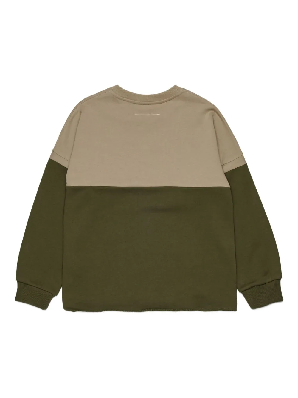 MM6 Maison Margiela Kids Sweater van katoen Groen