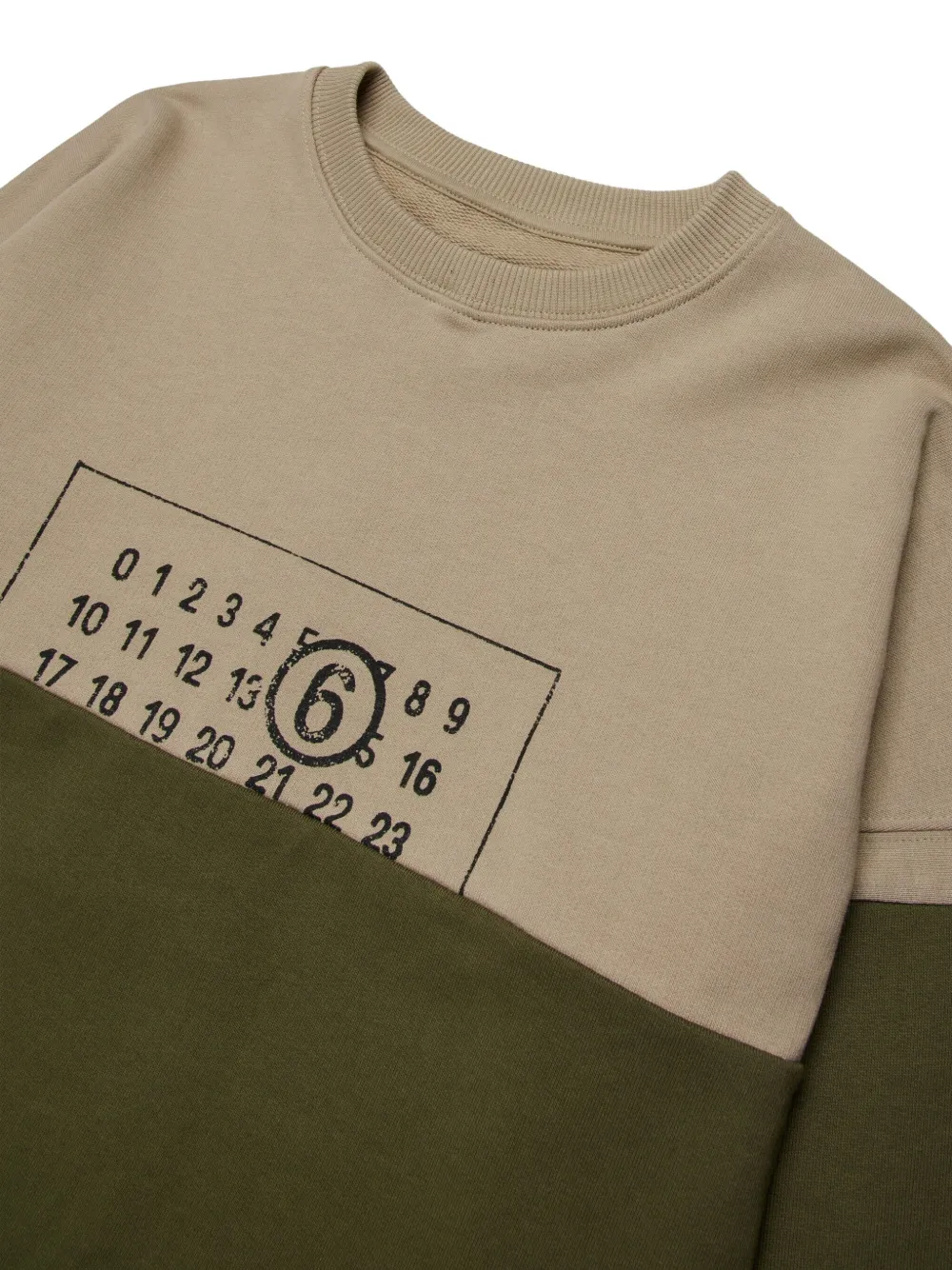 MM6 Maison Margiela Kids Sweater van katoen Groen