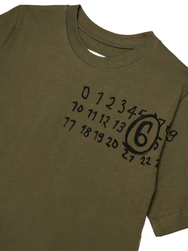 MM6 Maison Margiela Kids ナンバーモチーフTシャツ 23853950_53866332_600.jpg