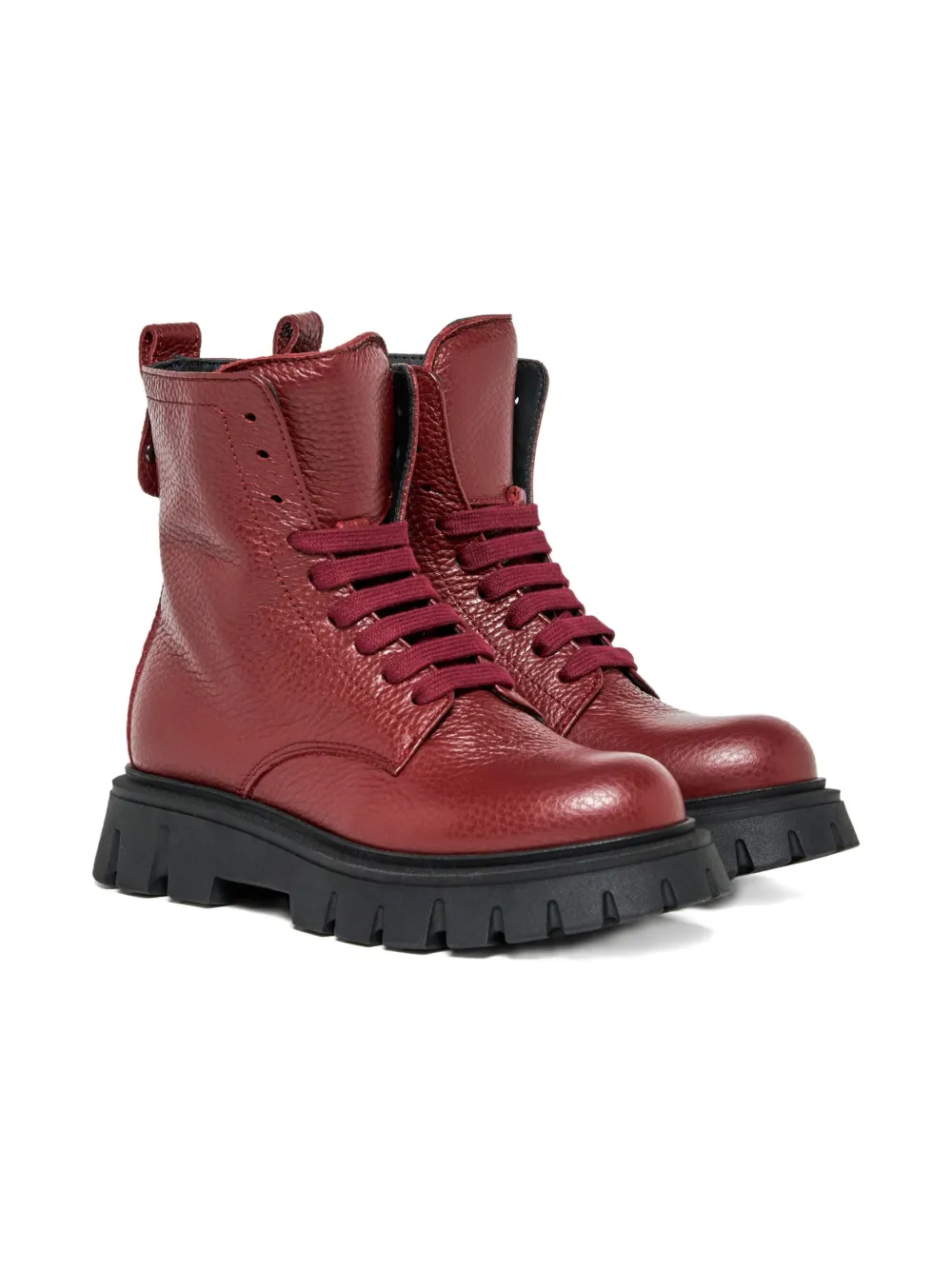 DSQUARED2 KIDS lace-up chunky boots