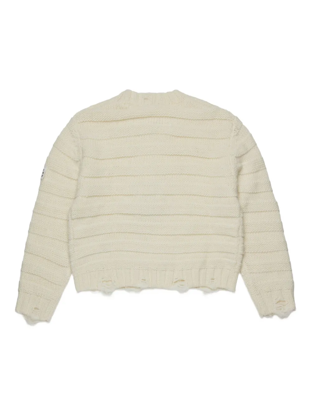MM6 Maison Margiela Kids Trui met logopatch Wit