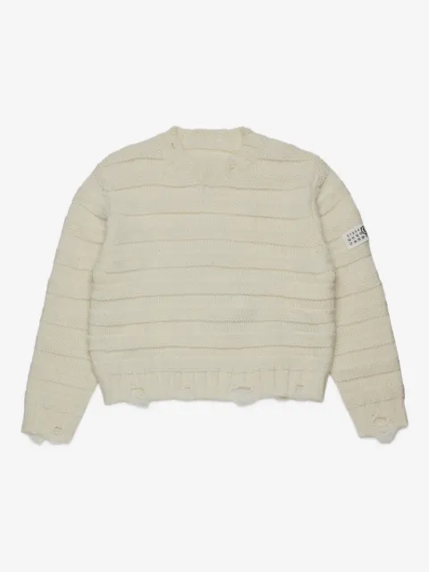 MM6 Maison Margiela Kids logo-patch jumper