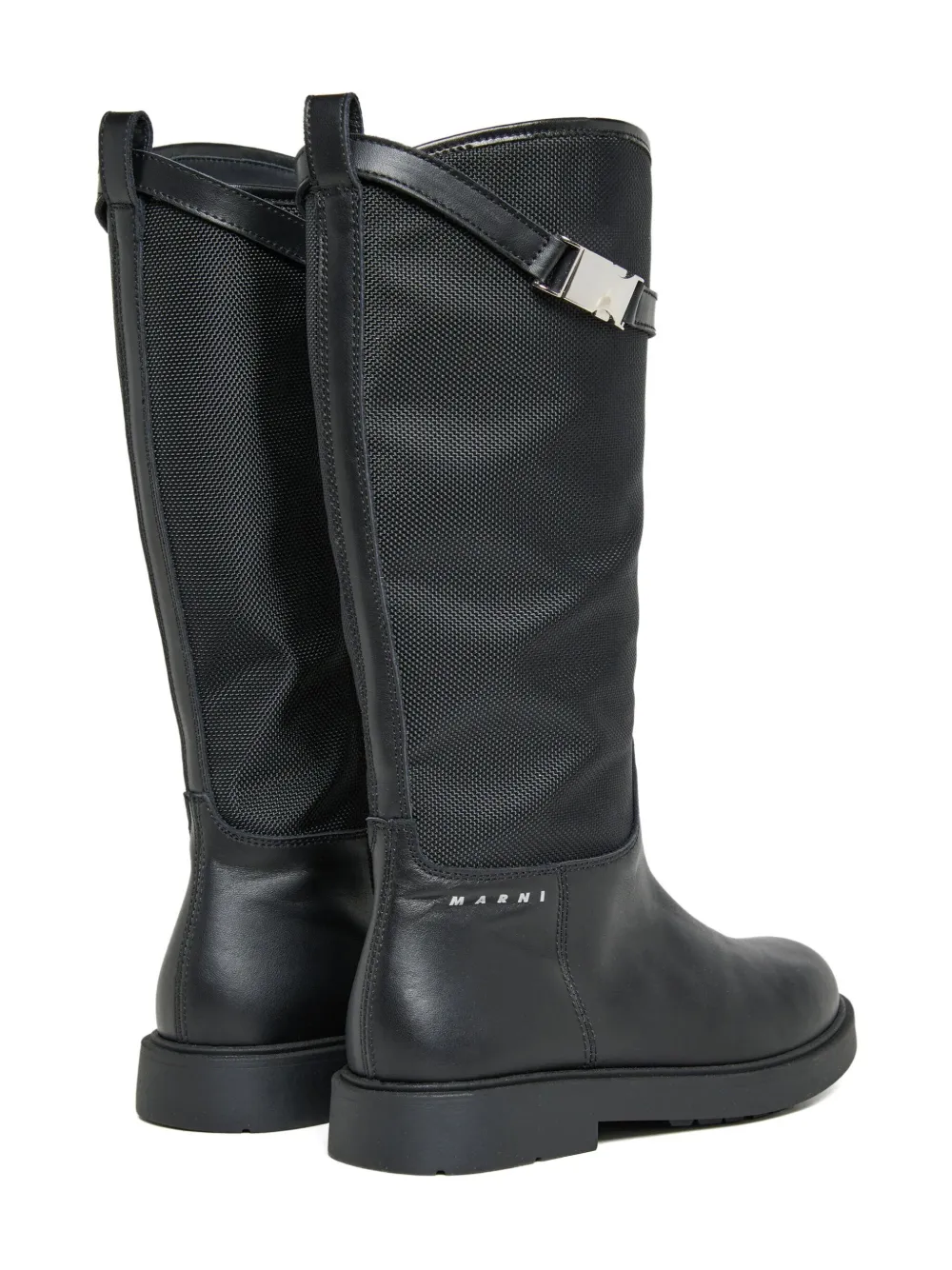 Marni Kids buckle-fastening boots Black
