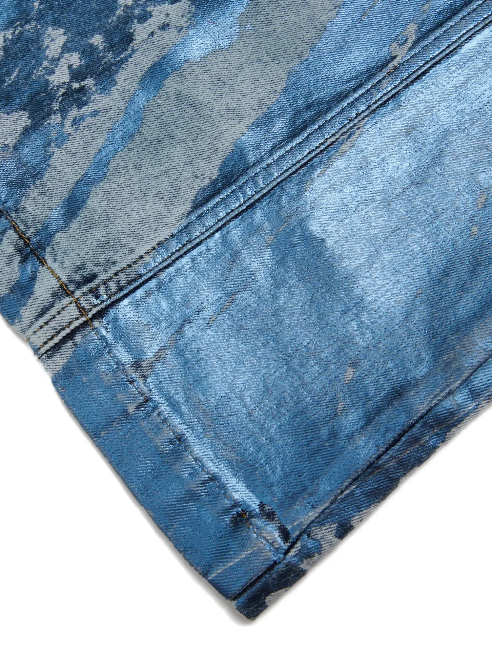 Diesel Kids Jurk met metallic-effect Blauw