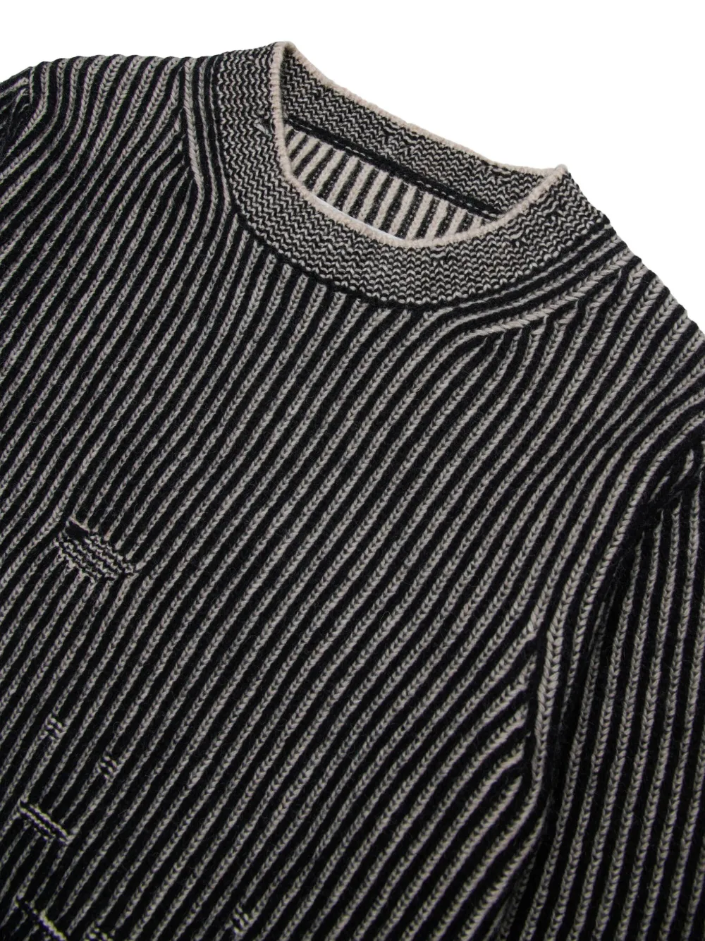 MM6 Maison Margiela Kids Wollen trui Zwart