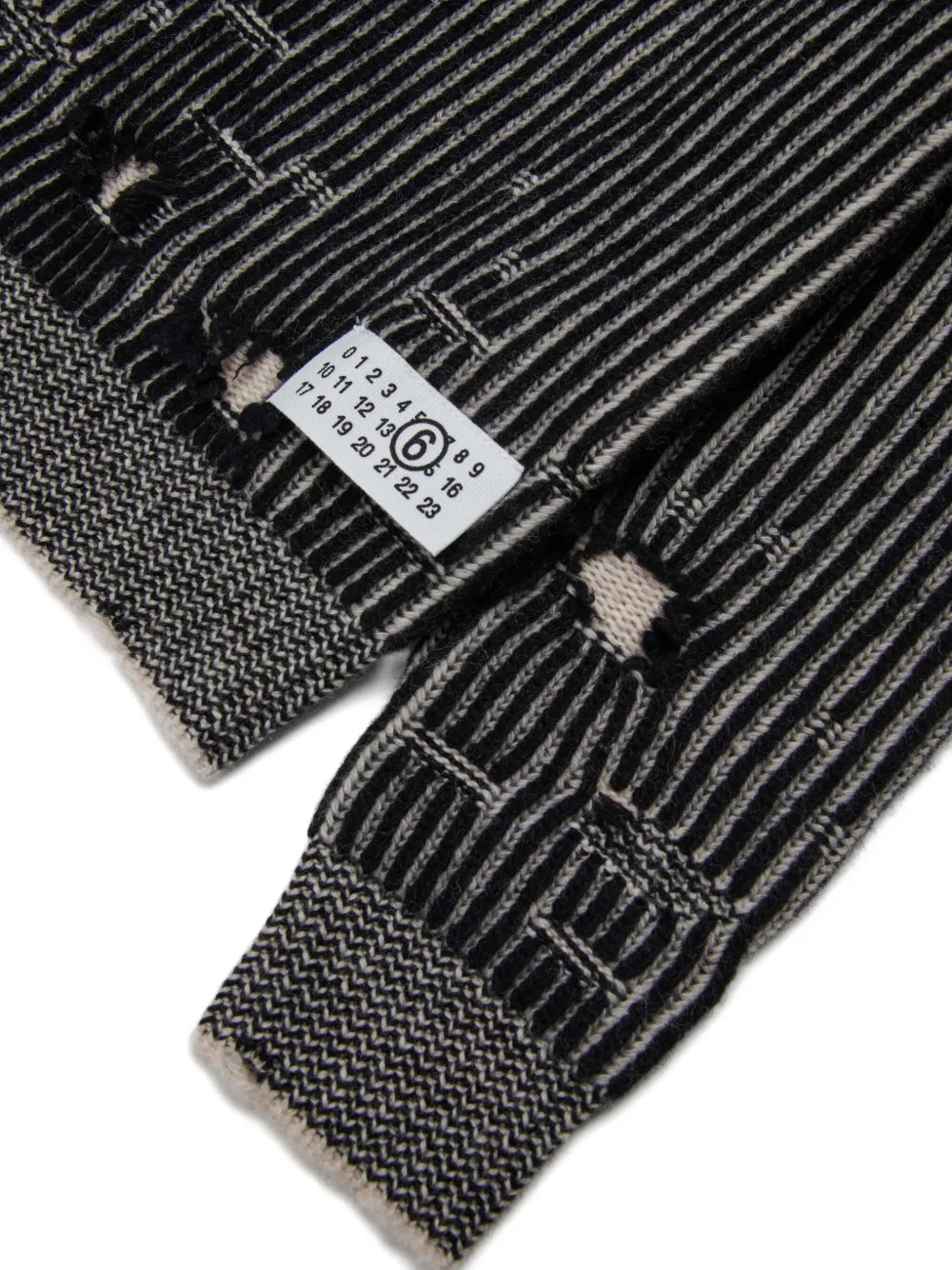 MM6 Maison Margiela Kids Wollen trui Zwart