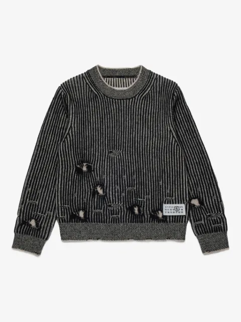 MM6 Maison Margiela Kids suéter manga larga