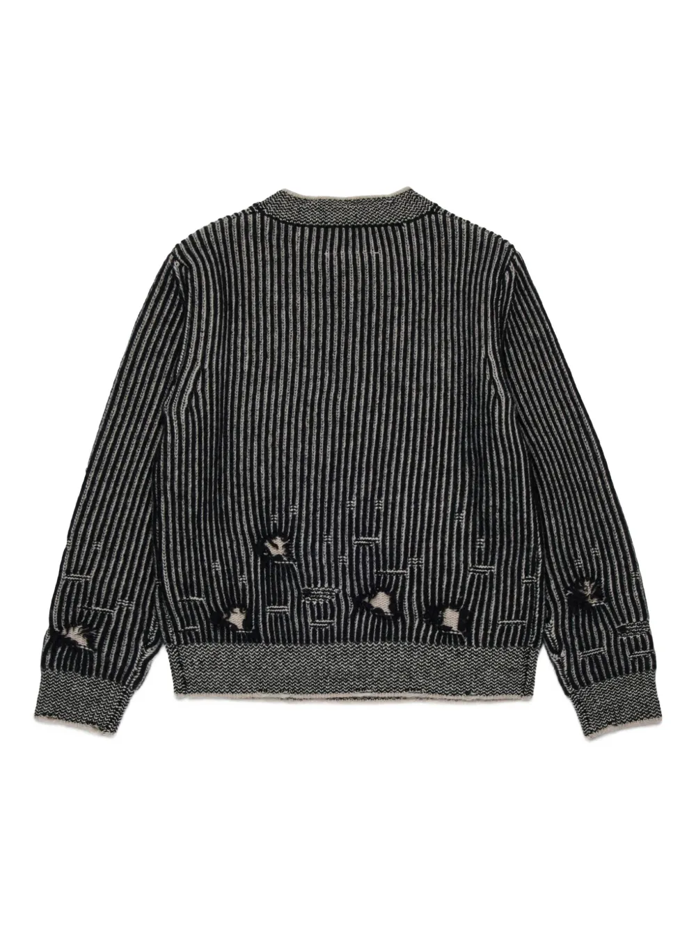MM6 Maison Margiela Kids Wollen trui Zwart