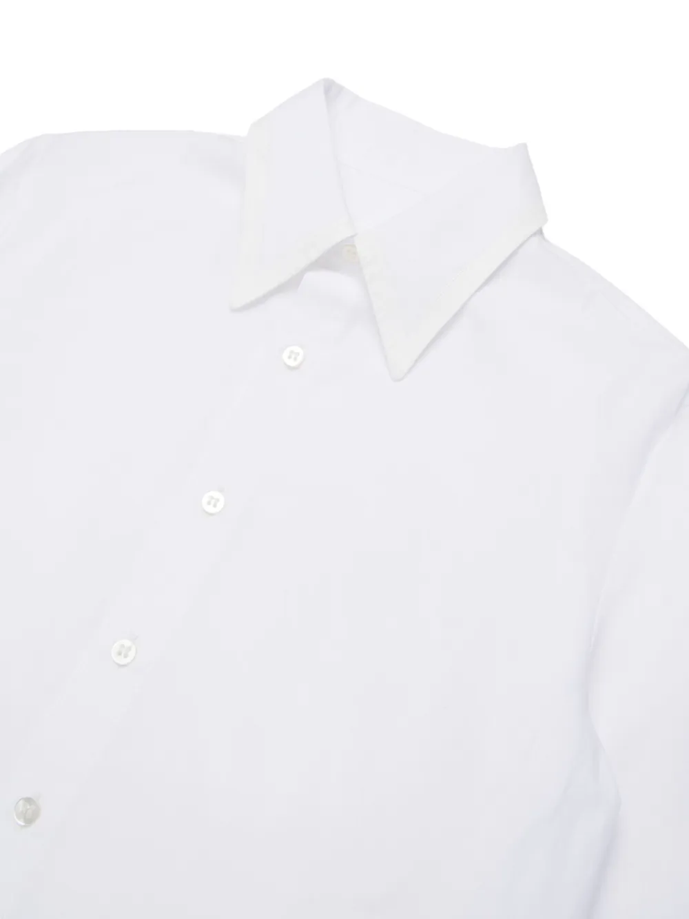 MM6 Maison Margiela Kids Katoenen shirt Wit
