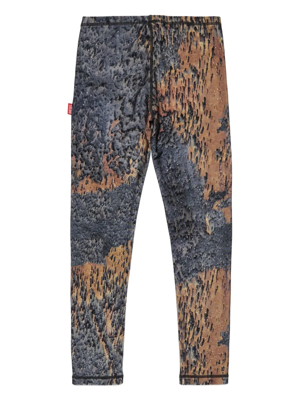Diesel Kids Legging met patroon Blauw