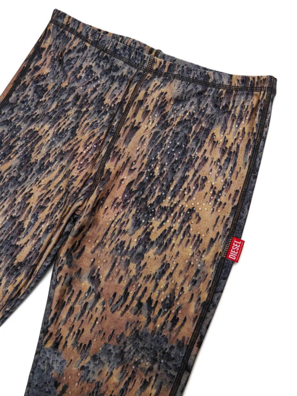 Diesel Kids Legging met patroon Blauw