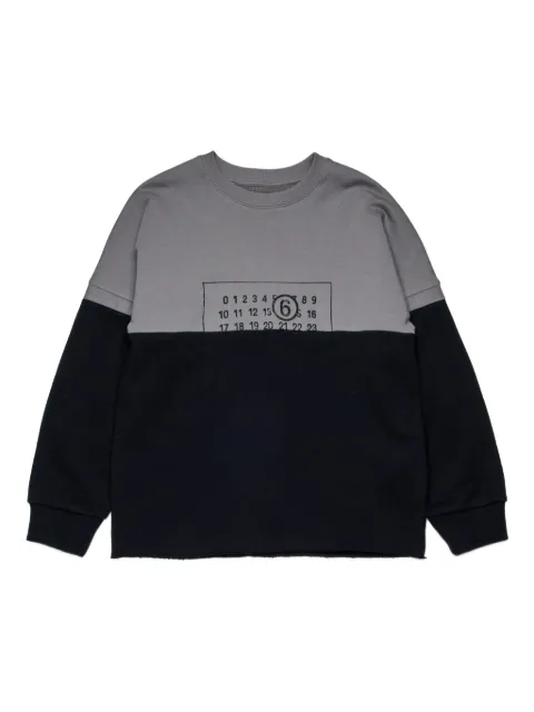 MM6 Maison Margiela Kids سويت شيرت بطبعة شعار الماركة