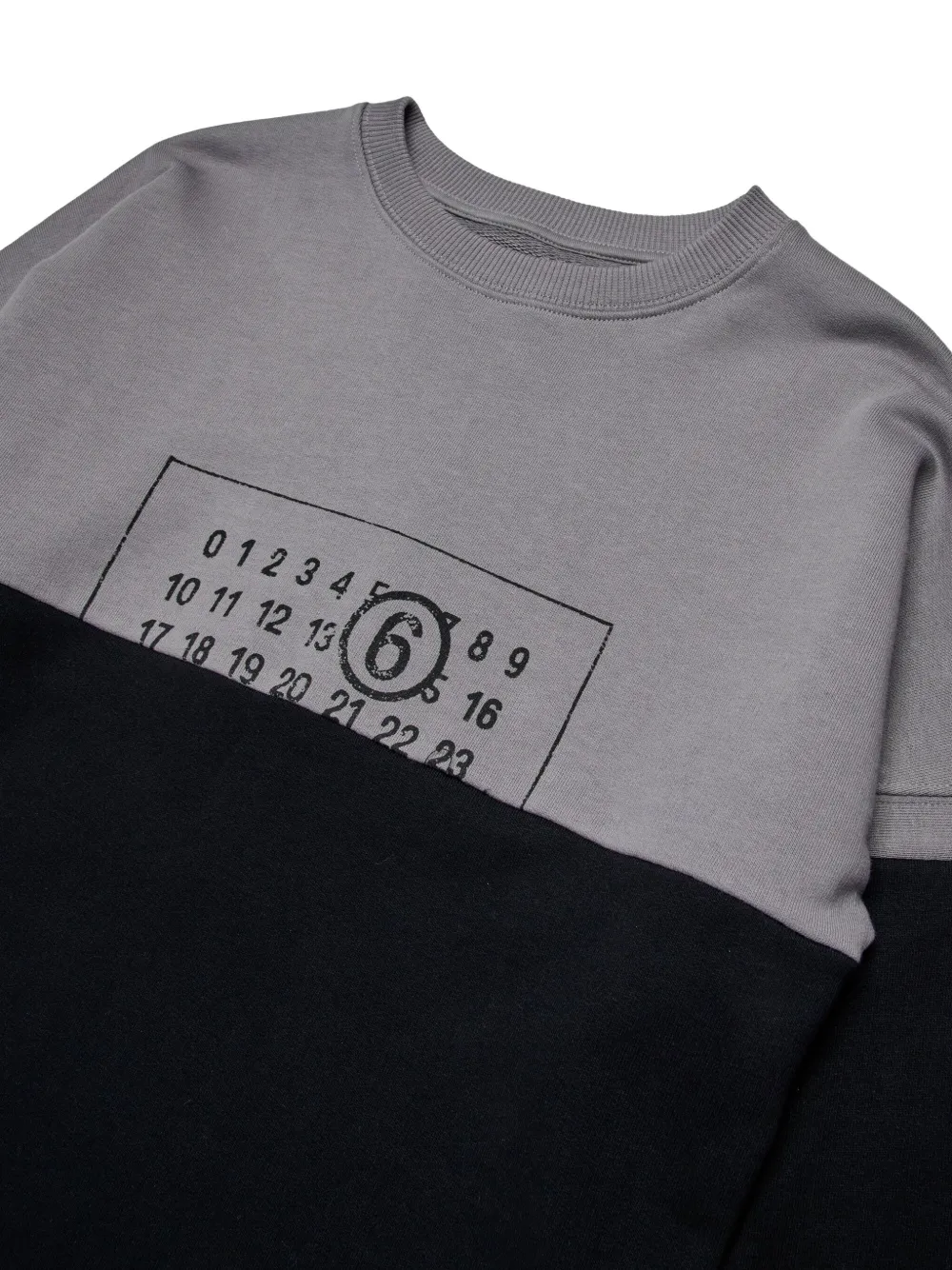 MM6 Maison Margiela Kids Sweater met logoprint Grijs