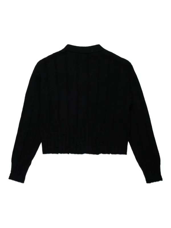 新品・MARNI マルニ ブラック カーディガン 新品タグ付き キッズ14Y Marni Kids ロゴ カーディガン | ブラック | FARFETCH JP